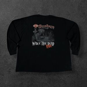 Harley Davidson Ohio Wake The Dead Ride 2016 Long Sleeve Tee